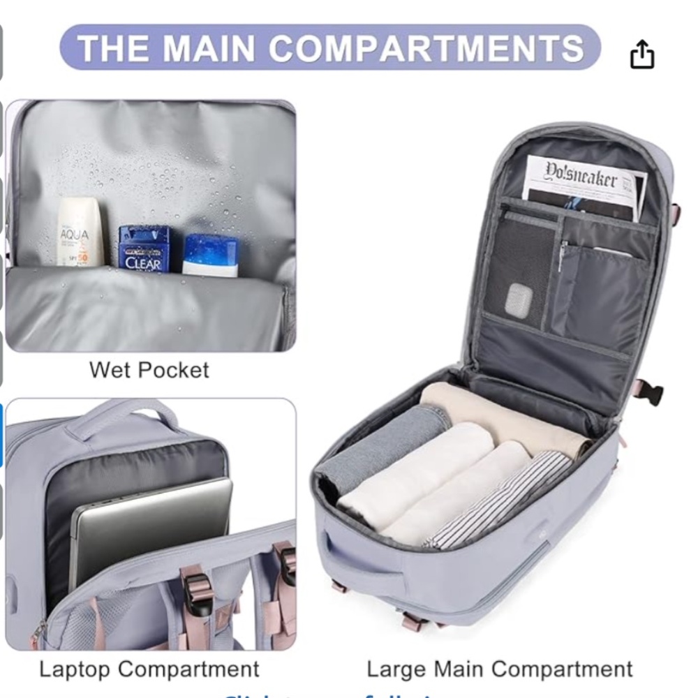 Travel Backpack (NEW) - Picture 7 of 16